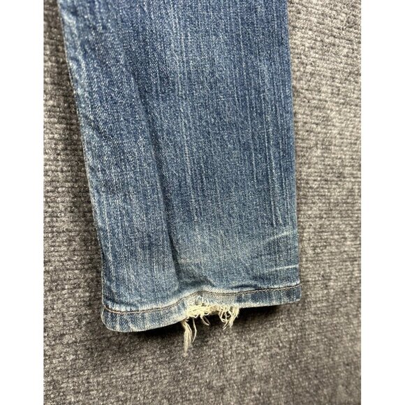 Abercrombie & Fitch Womens Erin Jeans 10 Long Straight Leg Low Rise Y2K Vintage - Picture 8 of 13